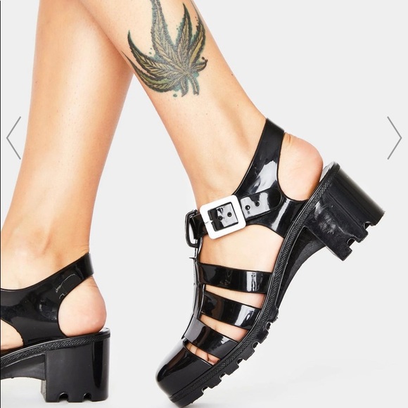 Dolls Kill Shoes - Dolls Kill Jelly Shoes